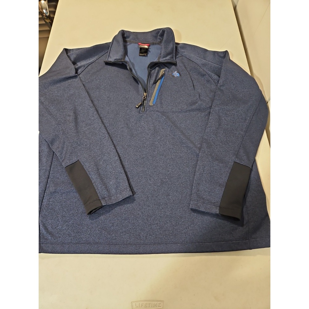 The North Face Canyonlands 1/2 Zip Half Zip Pullover Jacket Men's XXL Blue(1650